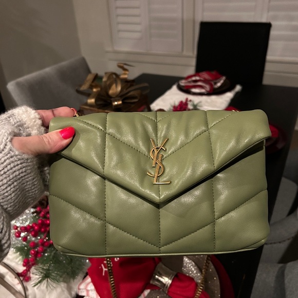 Saint Laurent Handbags - Saint Laurent PUFFER TOY BAG IN QUILTED LAMBSKIN - pistachio